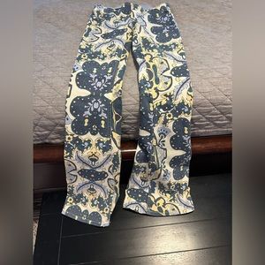 Free people wide leg pull on pants